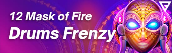 12 Masks of Fire Drums Frenzy